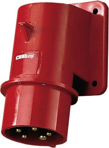 CEE-Aufbaugerätestecker 32A 5p 400V 6h IP44 