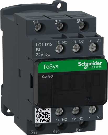 Leistungsschütz 3polig+1S+1Ö 5,5kW/400V/AC3 12A Spule 24V DC 