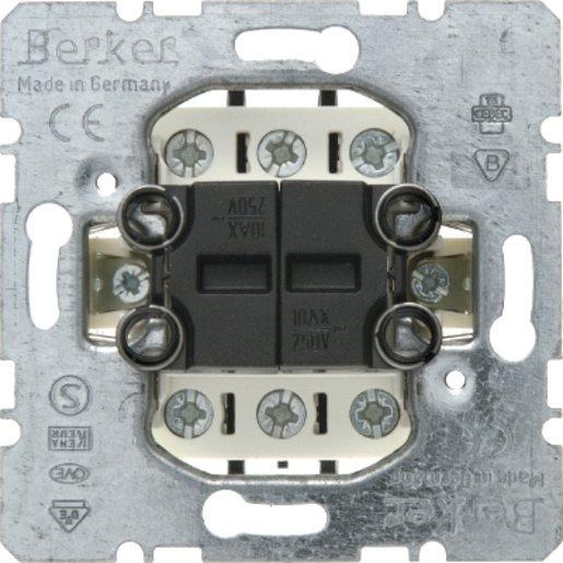 Wippenschalter Modul Einsatz Doppel Aus/Wechsel 