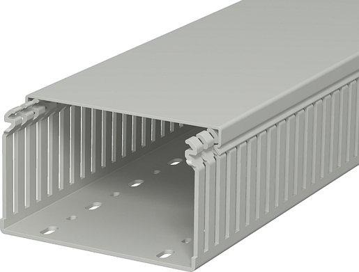 Verdrahtungskanal 75x125x2000 PVC steingrau RAL 7030 