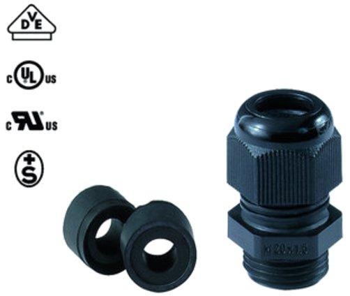 Kabelverschraubung PERFECT 50.632 PA/RSW M16x1,5 RAL9005 schwarz 