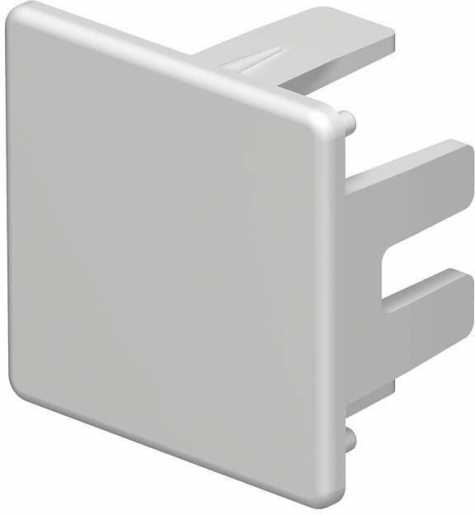 Endstück 30x30mm PVC reinweiß RAL 9010 