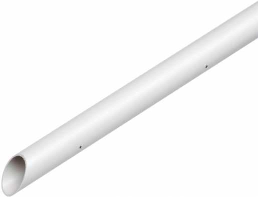 Installationsrohr gemufft 25 EN 2221 hellgrau 