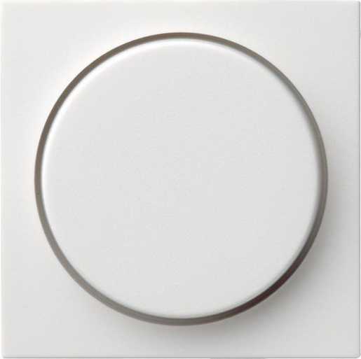 Abdeckung Drehdimmer für System 55 reinweiß 
