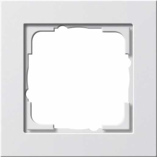 1-fach Abdeckrahmen für E2 reinweiß 