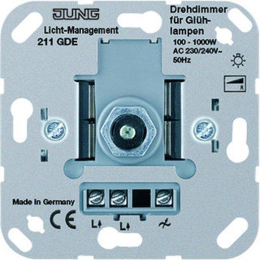 Drehdimmer Druck-Wechselschalter 