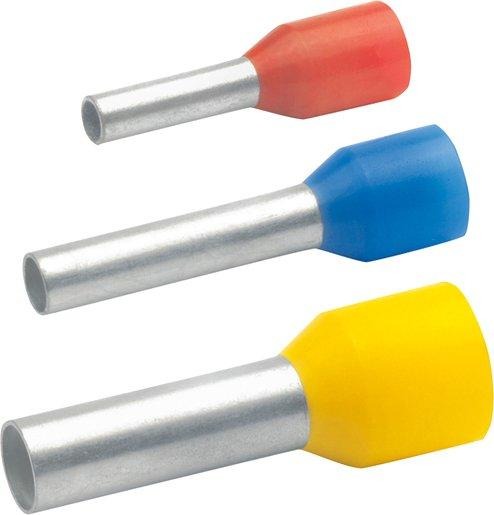Isolierte Aderendhülse DIN 46228 Teil 4 halogenfrei blau 