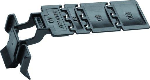 Klammer aus Polystyrol zu Verdrahtungskanal BA7/HA7 ab Breite 40 mm 