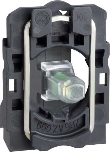 Flansch+LED-Modul weiß 24V DC/AC 