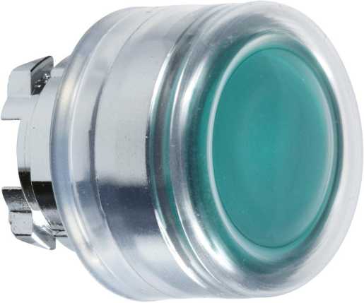 Leuchttaster Frontelement grün + Kappe ZB4-BW533 