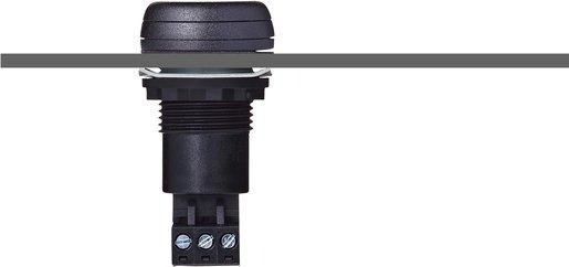 M22 Einbausummer Dauer-/Pulston schwarz 230/240 V AC 