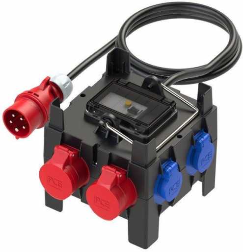 Kunststoff-Mobilverteiler Imst BV 2x16/5 5xSSD 2m5G2.5 St16/5 Pc S 
