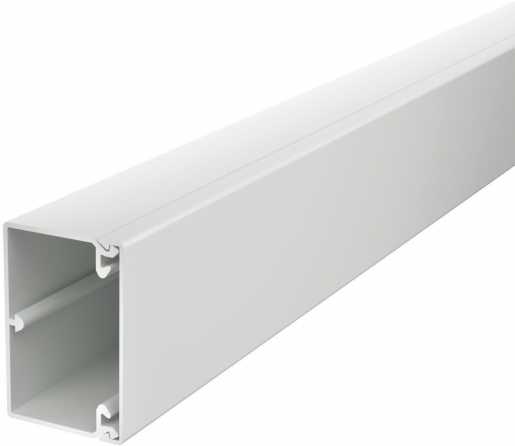 Leitungsführungskanal mit Bodenlochung 40x60 mm lichtgrau 