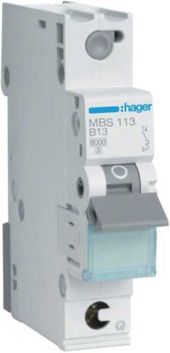 LS-Schutzschalter 1-polig 6kA B-Char 13A 1TE QuickConnect 