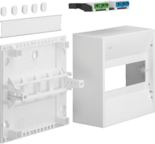 Aufputz Miniverteiler IP30 für 8 Module 