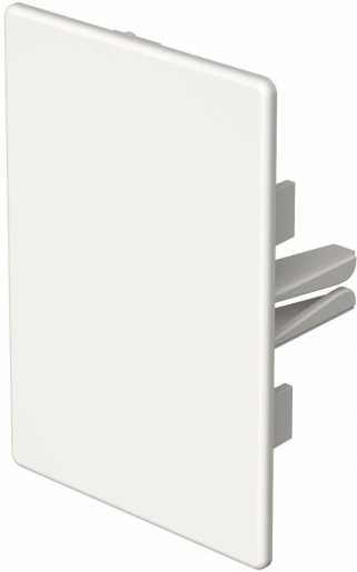 Endstück 60x90mm PVC reinweiß RAL 9010 