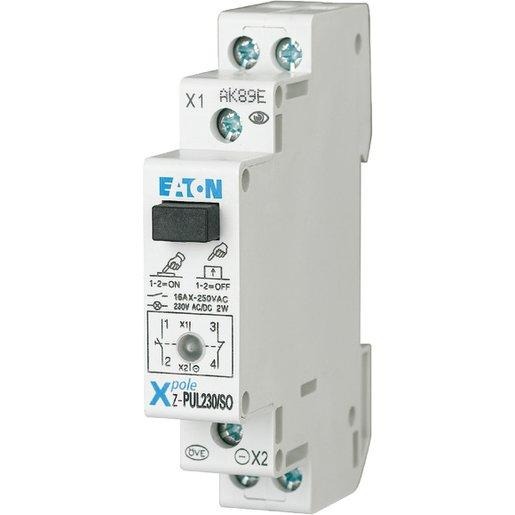 Taster mit LED 230V AC/DC 1S+1Ö 