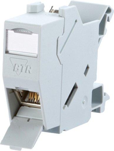 Anschlusseinheit Trägerschiene TH35 E-DAT modul REG 1 Port IP20 lichtgrau 