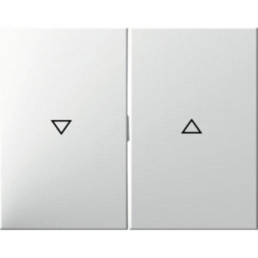 Wippen mit Aufdruck Symbol Pfeil K.1 polarweiß glänzend 