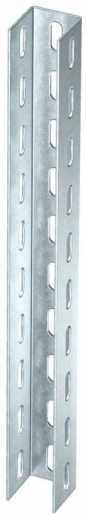 U-Stiel 3-seitig gelocht 50x50x3000 St FT 