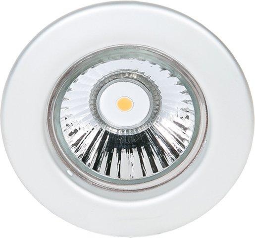Einbaustrahler mit Sprengring feststehend C 1830 chrom-matt ohne Fassung 