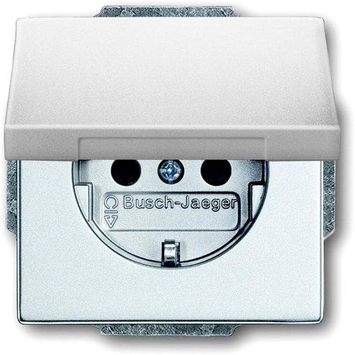 Unterputz Steckdose future linear mit Klappdeckel 