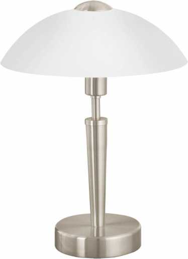 Tischleuchte E14 1x60W nickel-matt SOLO 1 