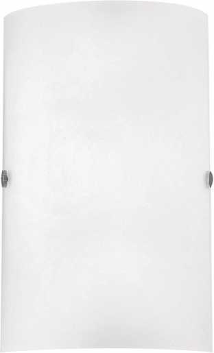 Wandleuchte 1xE14 max. 60W nickel-matt/weiß TROY 3 
