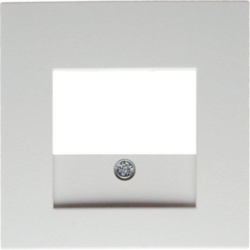 Zentralstück für TAE-Steckdose S.1/B.3/B .7 Glas polarweiß glänzend 