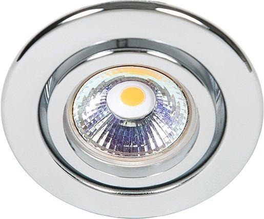 Einbaustrahler mit Sprengring schwenkbar C 3840 chrom ohne Fassung 