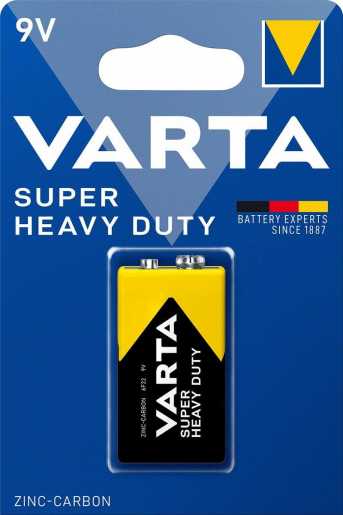 9 Volt Blockbatterie E-Block Superlife Standard 1 Stk 