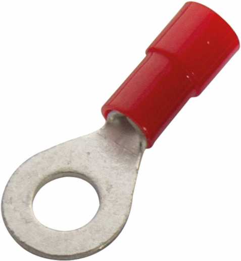 Ringkabelschuh isoliert 0,25 - 1,5 mm² M3 PVC rot DIN 46237 