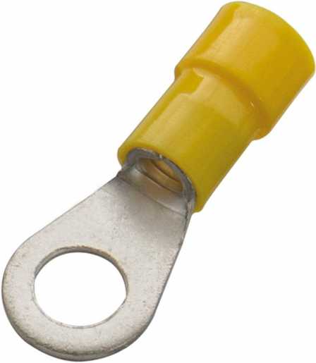 Ringkabelschuh isoliert 4 - 6 mm² M6 PVC gelb DIN 46237 