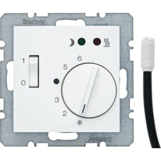 Fußbodentemperaturregler mit Schließer Zentralstück, 