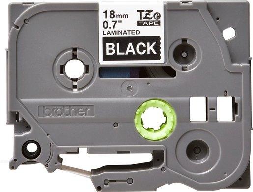 Schriftbandkassette TZe-345 weiß auf schwarz 18mm 8m 
