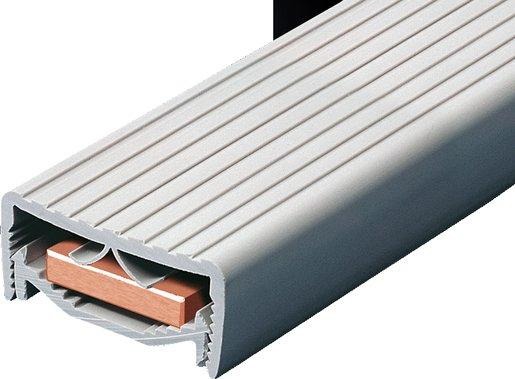 Sammelschienen Abdeckprofil für E-Cu 12x5 bis 30x10mm 1000mm lang 