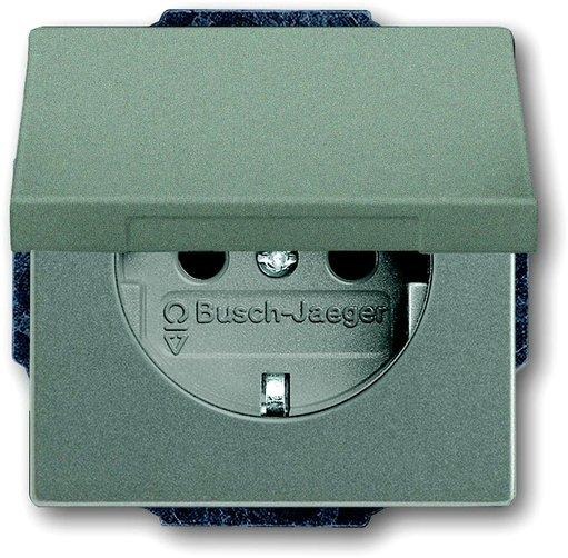 Unterputz Steckdose solo mit Klappdeckel 