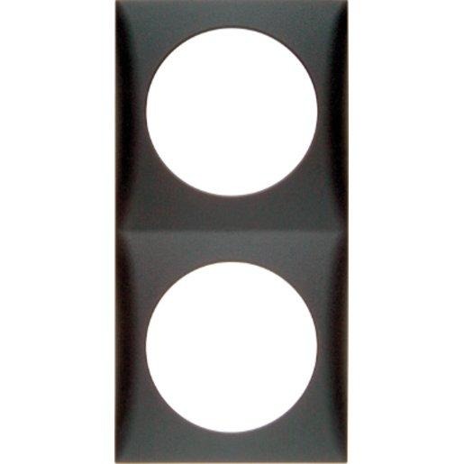 Abdeckrahmen 2-fach Integro Flow anthrazit / matt 