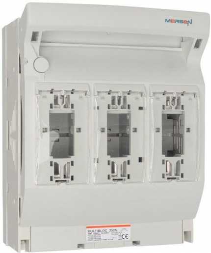 MULTIBLOC NH-Lasttrennschalter Gr.1 250A 3-polig Aufbau mit Anschlussschr. M10 