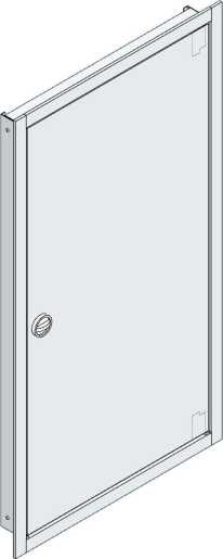 UP-Verteilertürrahmen IP30 + Tür außen B596xH1089xT85mm 