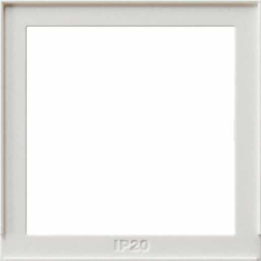 Adapterrahmen 50x50 quadratisch für System 55 und TX_44 reinweiß 