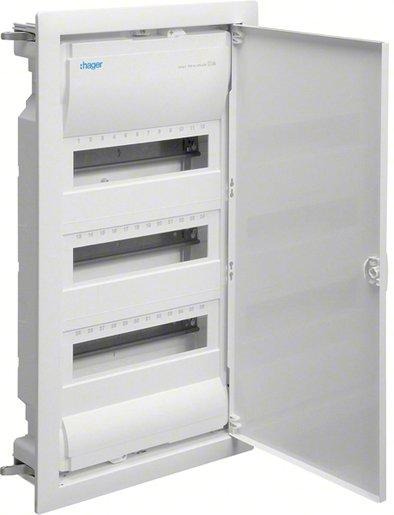 Unterputz-Kleinverteiler 3-reihig 36M+Tür UP IP30 VU36AT 