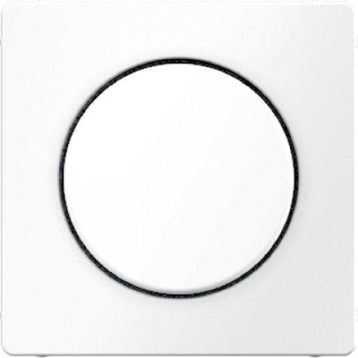 Zentralstück mit Regulierknopf für Drehdimmer polarweiß 