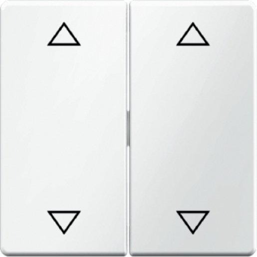 Wippen mit Aufdruck Symbol Pfeile Q.1 polarweiß samt 