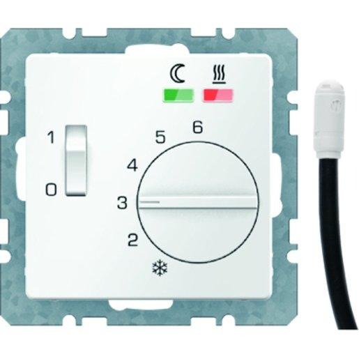 Fußbodentemperaturregler mit Schließer Zentralstück Wippschalter Q.1 p 