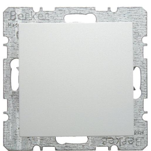 Blindverschluss mit Zentralstück S.1/B.1/B.3/B.7 glas polarweiß matt 