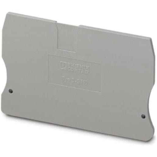 Abschlussdeckel grau (LxBxH) 71,5 x 2,2 x 49,9 mm D-ST 10 