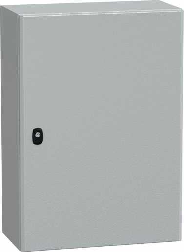 S3D Wandschrank Stahlblech mit Volltür mit Montageplatte H700 x B500 x T250 mm 
