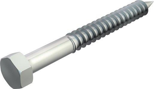 Sechskantholzschraube 8x100mm St G 