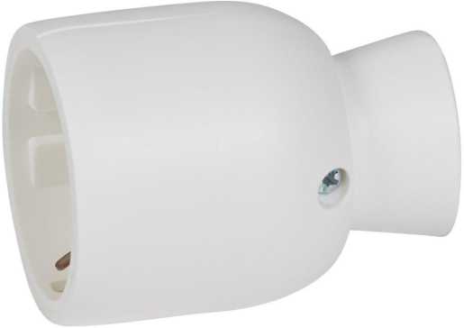 Schuko-Kupplung weiß 